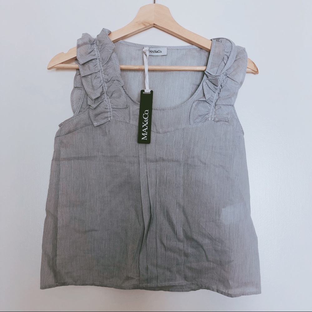 New with tag Max & Co. sleeveless blouse